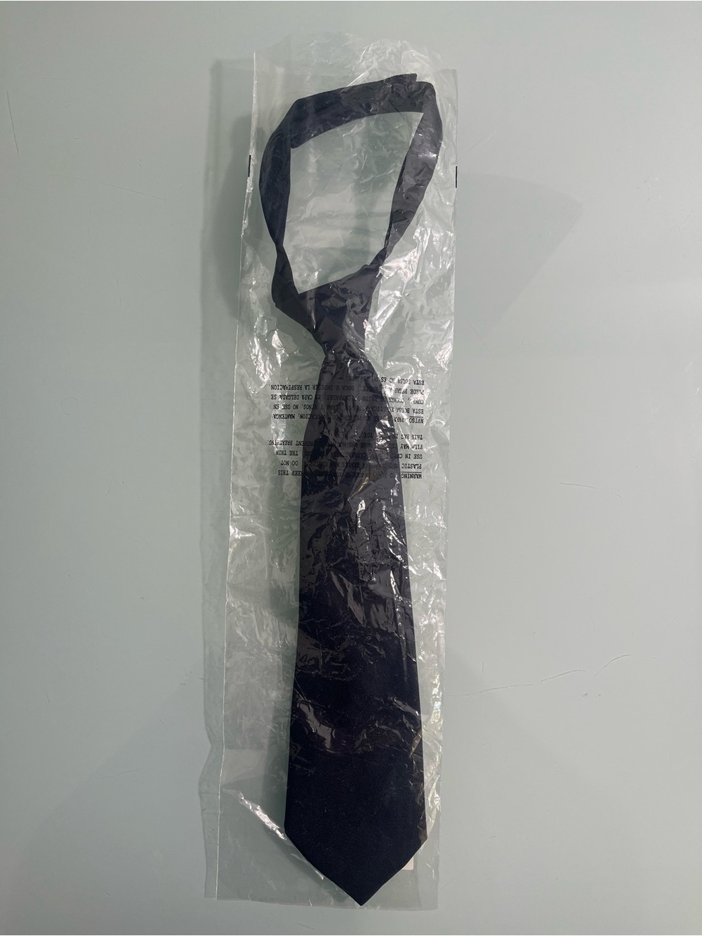 French Toast School Uniform Boys Black Neck Tie Sz 4-7 Adjustable Pre-Tied